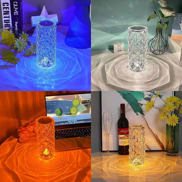 Crystal Lamp Rose lamp